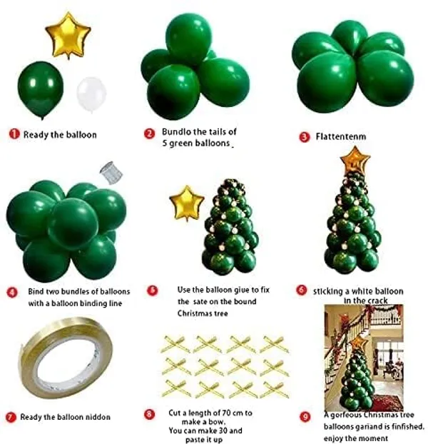 Green_Diy_Christmas_Party_Latex_Balloon_Decoration_Kit