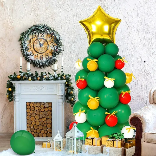 Green_Diy_Christmas_Party_Latex_Balloon_Decoration_Kit