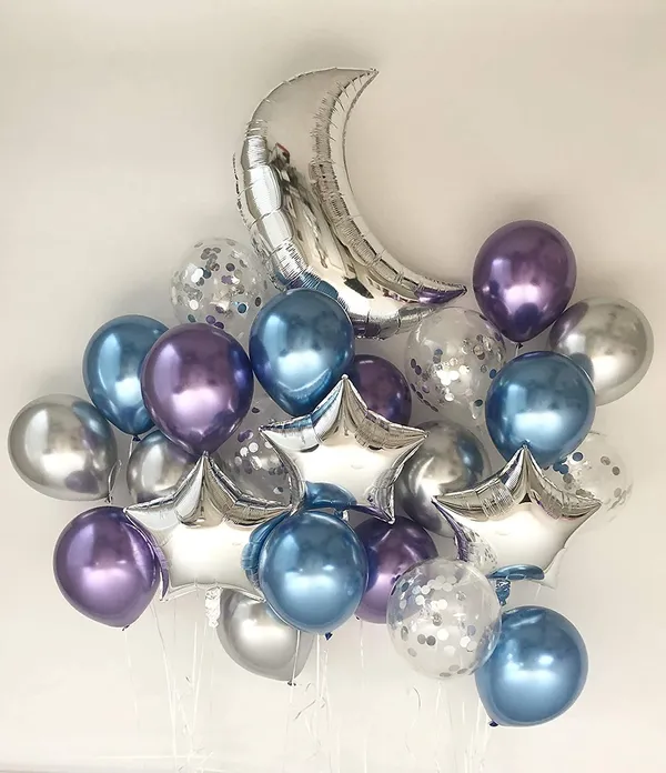 Chrome_Blue_Purple_&_Silver_Moon_And_Star_Bouquet_Balloons_|_For_Your_Party_Celebration_|_Twinkle_Little_Star_Baby_Shower_Birthday_Decoration_Kit_(24_Pcs)