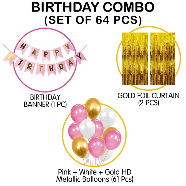 Pink_Golden_&_White_Chrome_Metallic_Party_Balloons_|_For_Wedding_Birthday_Valentine'S_Day_Decorations_(64_Pcs)