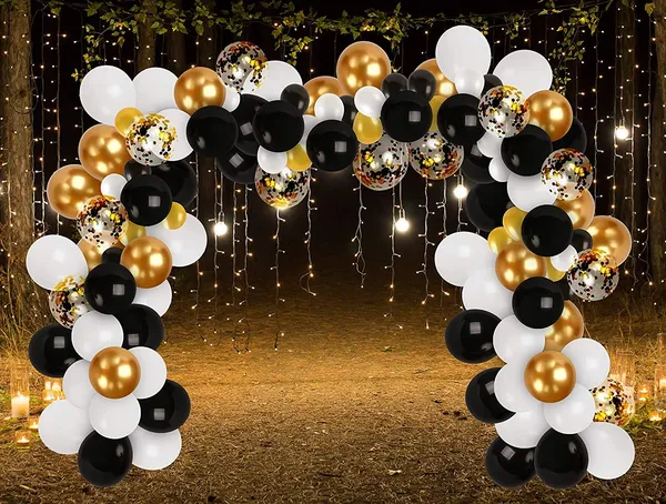 White_Black_&_Gold_Balloons_Arc_Combo_|_For_Anniversary_Wedding_Birthday_Decoration_(101_Pcs)