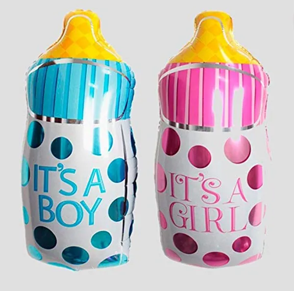 Multicolor_Baby_Arrival_Boy_And_Girl_Foil_Balloon_&_Decoration_Material_(Bottle)_(It'S_A_Boy_&_It'S_A_Girl)