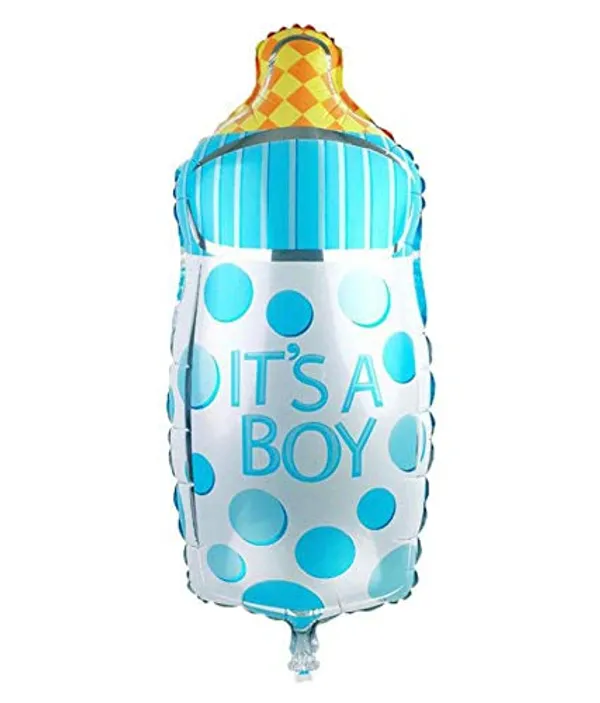 Multicolor_Baby_Arrival_Boy_And_Girl_Foil_Balloon_&_Decoration_Material_(Bottle)_(It'S_A_Boy_&_It'S_A_Girl)