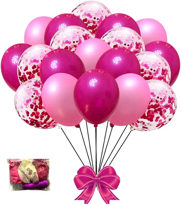 Hot_Pink_Premium_Latex_Confetti_Balloons_&_Ribbon_|_For_Party_Decorations_Supplies_(12_Inch)