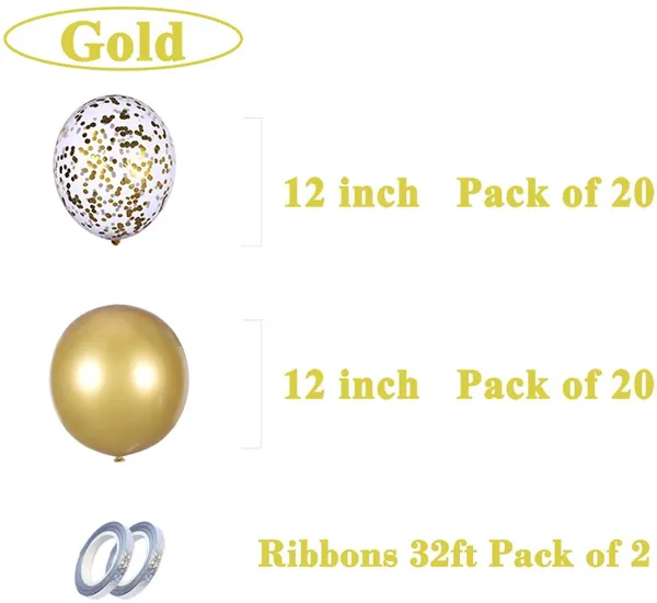 Golden_Chrome_&_Confetti_Balloons_&_Ribbons_Party_Decorations_Set_(42_Pcs)_(12_Inch)_(64_Ft_Ribbon)
