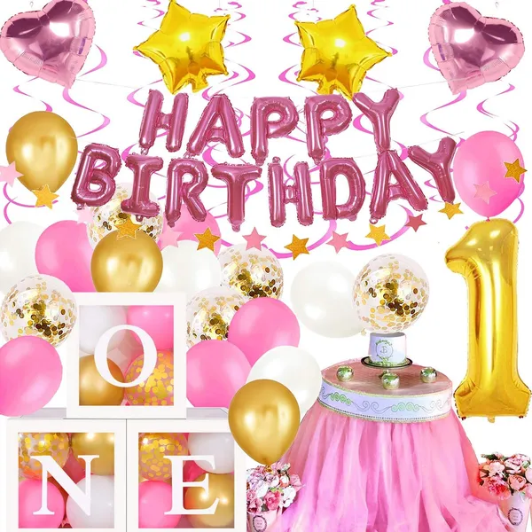 Pink_First_Birthday_Balloon_Decorations_Kit_(Blue)_(50_Pcs)_(32_Inch_|_18_Inch)