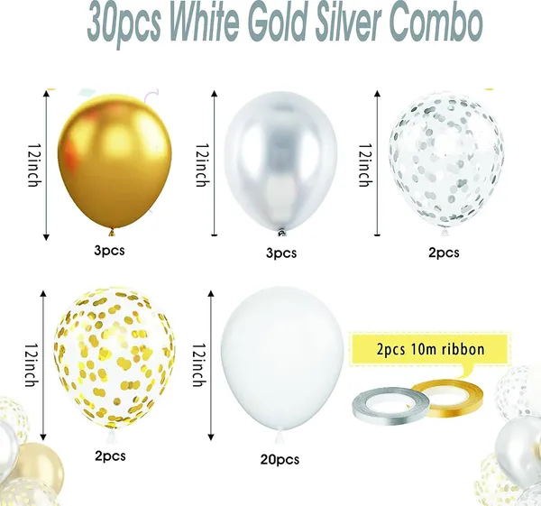 Gold_&_Silver_Latex_Confetti_Balloons_|_For_Birthday_Baby_Shower_Engagement_Anniversary_Wedding_Bridal_Shower_Graduation_Decoration_(30_Pcs)_(12_Inch)