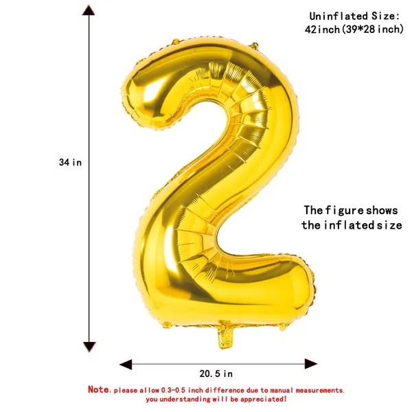 Golden_Birthday_Helium_Mylar_Digital_Foil_Balloon_Party_Decorations_Supplies_(32_Inch)_(Number_2)