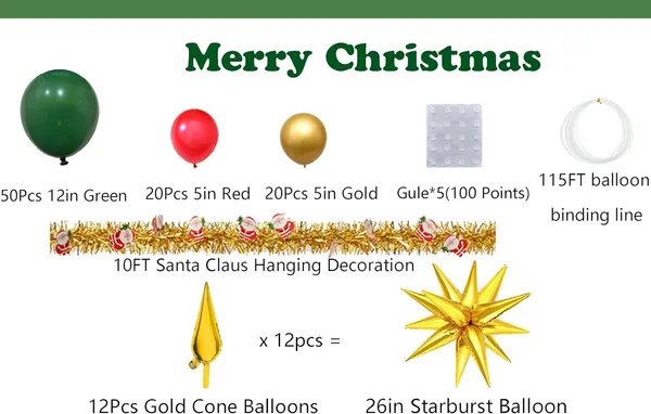 Green_Red_&_Gold_Balloon_Garland_Arch_Kit_Tree_With_Starburst_Balloons_|_For_Christmas_Party_Decorations_Birthday_Party_Supplies