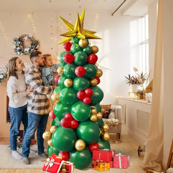 Green_Red_&_Gold_Balloon_Garland_Arch_Kit_Tree_With_Starburst_Balloons_|_For_Christmas_Party_Decorations_Birthday_Party_Supplies