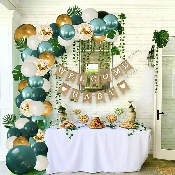 Green_Kindergarten_Birthday_Decor_Children'S_Birthday_Jungle_Party_Decoration_Safari_Birthday_Decoration_(50_Pcs)_(12_Inch)