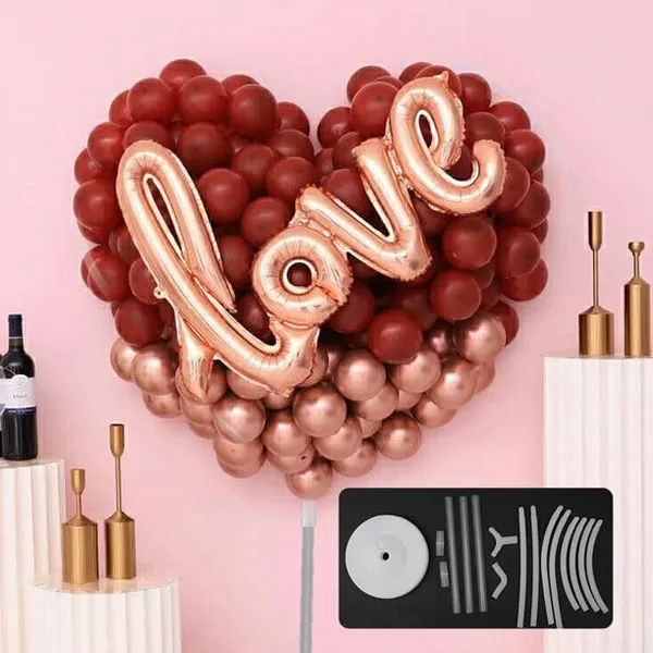 White_Balloon_Arch_Column_Stand_Kit_|_For_Proposal_Birthday_Wedding_Graduation_Anniversary_(Heart_Shape)