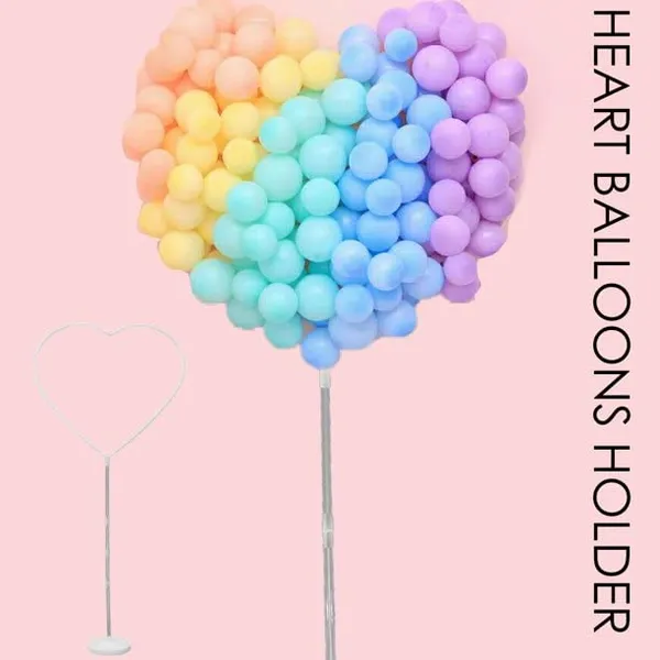 White_Balloon_Arch_Column_Stand_Kit_|_For_Proposal_Birthday_Wedding_Graduation_Anniversary_(Heart_Shape)