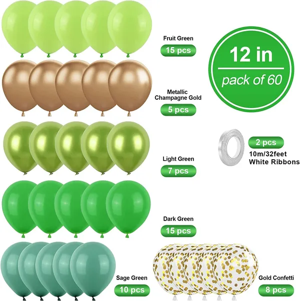 Green_&_Gold_Latex_Balloon_Garland_Arch_|_For_Party_Decorations_Birthday_Decorations_Wedding_Decorations_(50_Pcs)_(12_Inch)