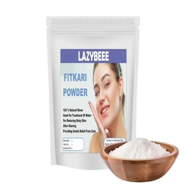 Lazybeee_Pure_Alum_Powder_|_Natural_Phitkari_for_Face,_Skin_Tightening,_Mouth_Ulcers,_Water_Purification,_Deodorant_&_Foot_Odor_Control_|_Multipurpose_Fitkari_Powder