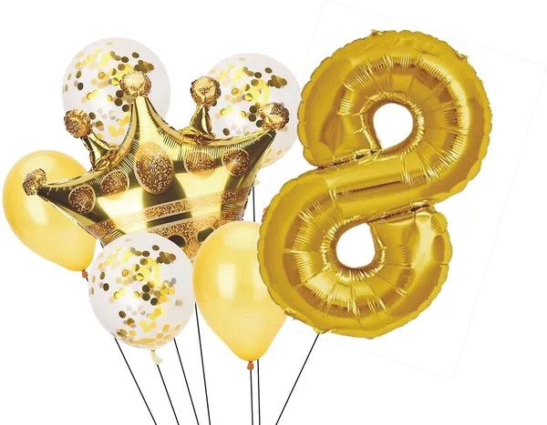 Golden_Crown_Confetti_Foil_Balloons_|_For_Birthday_Decorations_(7_Pcs)_(32_Inch)_(8Th_Bday_Balloon)