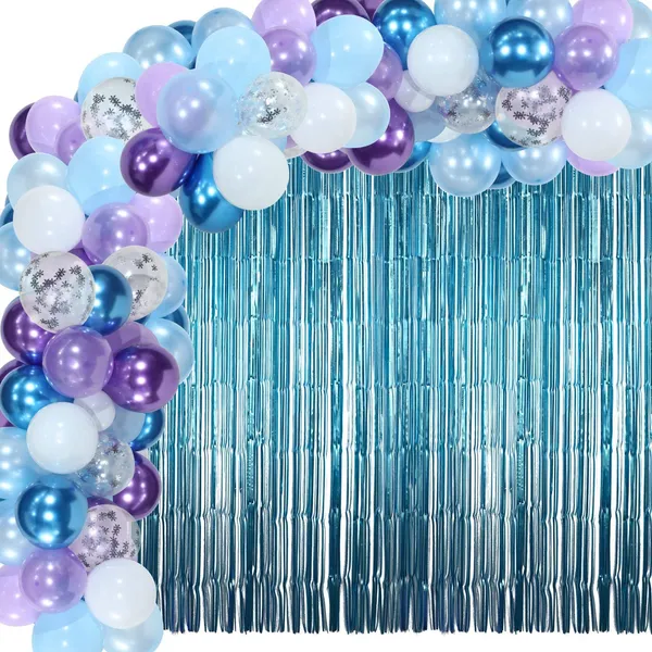 Multicolor_Snowflake_Confetti_Balloons_With_2_Metallic_Tinsel_Foil_Fringe_Curtains_|_For_Winter_Party_Decoration_Frozen_Themed_Birthdays_Party_Baby_Showers_(85_Pcs)