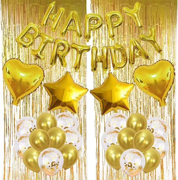 Golden_Metallic_Foil_Birthday_Balloon_Fringe_Shiny_Curtains_Star_Heart_Confetti_And_Latex_Balloons_|_For_Birthday_Celebration
