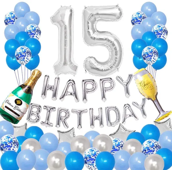 Blue_&_Silver_Latex_Balloons_Happy_15Th_Birthday_Party_Decorations_Pack(Number_15)_(12_Inch)