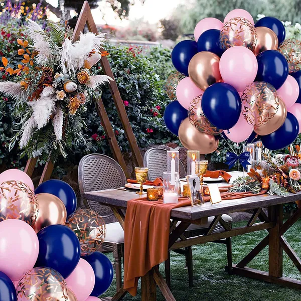 Navy_Blue_&_Rose_Gold_Latex_Balloon_Garland_Arch_|_For_Party_Decorations_Birthday_Decorations_Wedding_Decorations_(50_Pcs)_(12_Inch)
