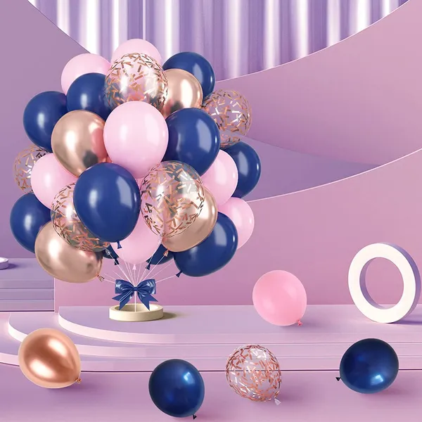 Navy_Blue_&_Rose_Gold_Latex_Balloon_Garland_Arch_|_For_Party_Decorations_Birthday_Decorations_Wedding_Decorations_(50_Pcs)_(12_Inch)