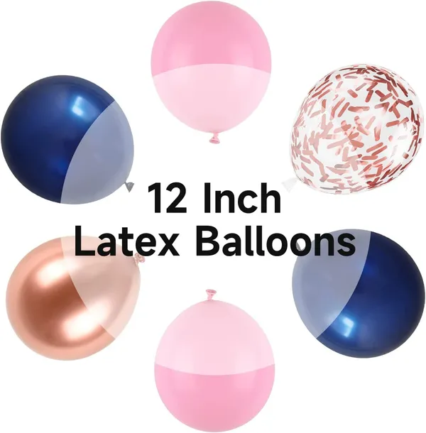 Navy_Blue_&_Rose_Gold_Latex_Balloon_Garland_Arch_|_For_Party_Decorations_Birthday_Decorations_Wedding_Decorations_(50_Pcs)_(12_Inch)