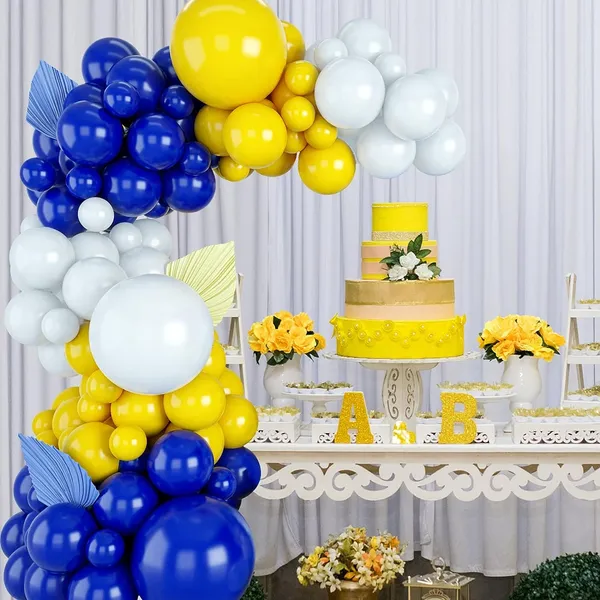 Navy_Blue_Yellow_&_White_Latex_Balloons_Arch_Kit_Perfect_|_For_Boys_And_Girls_Birthday_Celebrations_Weddings_Baby_Showers_And_Engagements._Complete_With_Arc_&_Glue_Dots_|_For_Easy_Diy_Decorations_(65_Pcs)