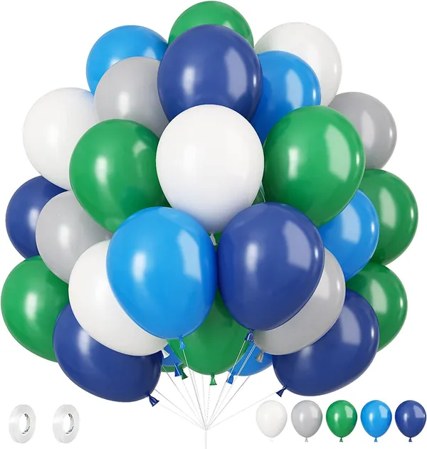 Navy_Green_White_&_Grey_Latex_Balloons_Helium_|_For_Boys_Girls_Birthday_Baby_Shower_Jungle_Safari_Dinosaur_Party_Decorations_(50_Pcs)_(12_Inch)