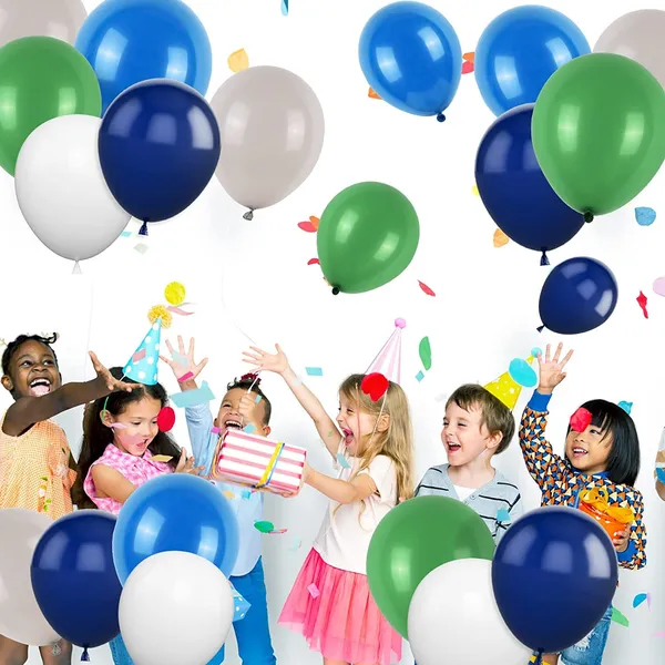 Navy_Green_White_&_Grey_Latex_Balloons_Helium_|_For_Boys_Girls_Birthday_Baby_Shower_Jungle_Safari_Dinosaur_Party_Decorations_(50_Pcs)_(12_Inch)
