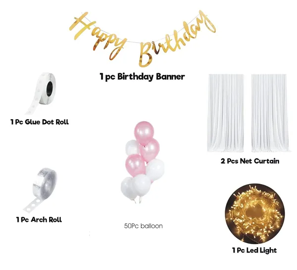 Pink_&_White_Birthday_Decorations_|_For_Girls_Boys_Balloons_With_Net_Backdrop_And_Led_Light_|_For_Party_Decoration
