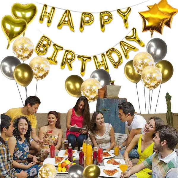 Golden_&_Silver_Chrome_Party_Balloons_|_For_Wedding_Birthday_Valentine'S_Day_Decorations_(Pack_Of_50)