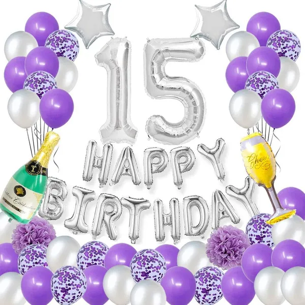 Purple_&_Silver_Chrome_Party_Balloons_|_For_Wedding_Birthday_Valentine'S_Day_Decorations_(Pack_Of_50)