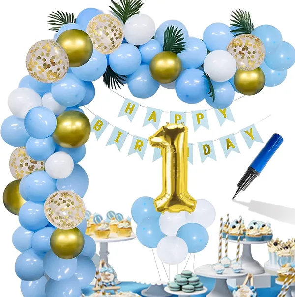 Blue_1St_Birthday_Party_Decorations_Set_Including_Air_Pump_Aluminum_Foil_Paper_No.1_Balloon_Gold_Confetti_Balloons