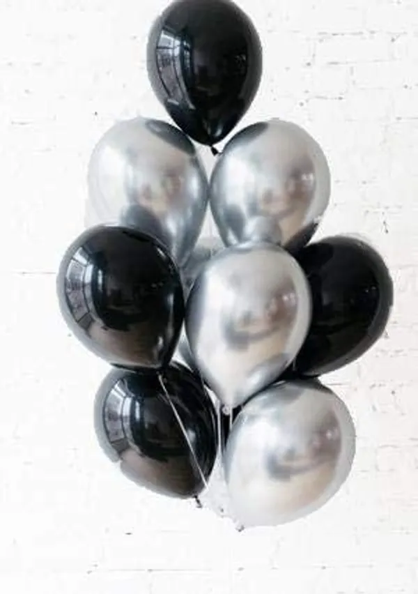 Silver_&_Black_Balloons_|_For_Birthdays_Anniversaries_Weddings_Functions_And_Party_Occasions_(10_Inch)