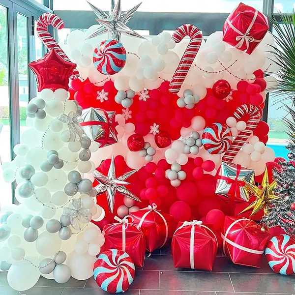 Multicolor_Candy_Cane_Foil_Balloons_|_For_Xmas_Party_New_Year_Party_Decorations_(109_Pcs)