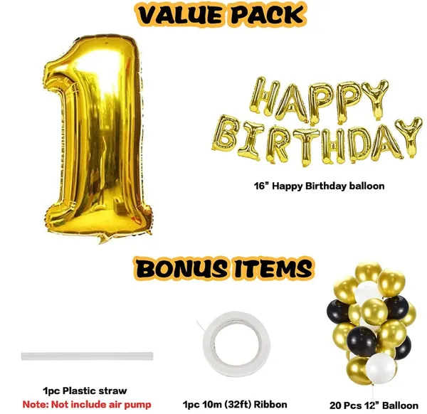 Golden_Number_1_Happy_Birthday_Balloons_Banner_And_20_Pcs_Latex_Balloons