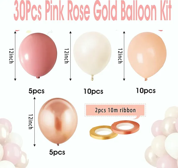 Nude_&_Dusty_Pink_Metallic_Champagne_Balloons_|_For_Birthday_Baby_Shower_Anniversary_Wedding_Bridal_Shower_Party_Graduation_Decoration_(30_Pcs)_(12_Inch)