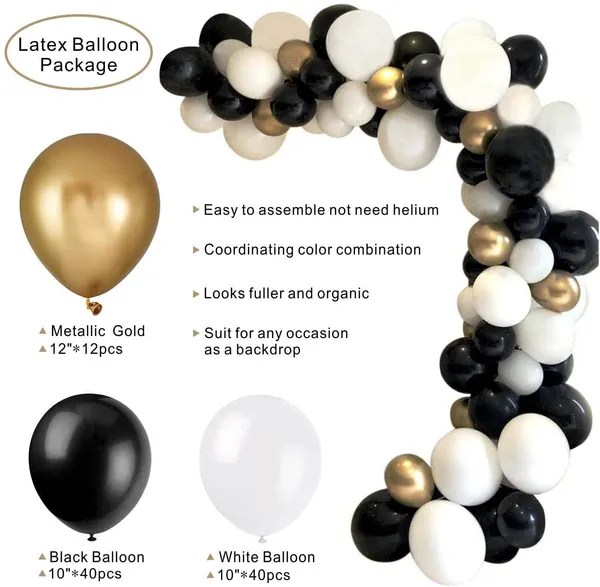 White_Black_&_Gold_Confetti_Balloons_|_For_Baby_Shower_Birthday_Party_Decorations_(102_Pcs)