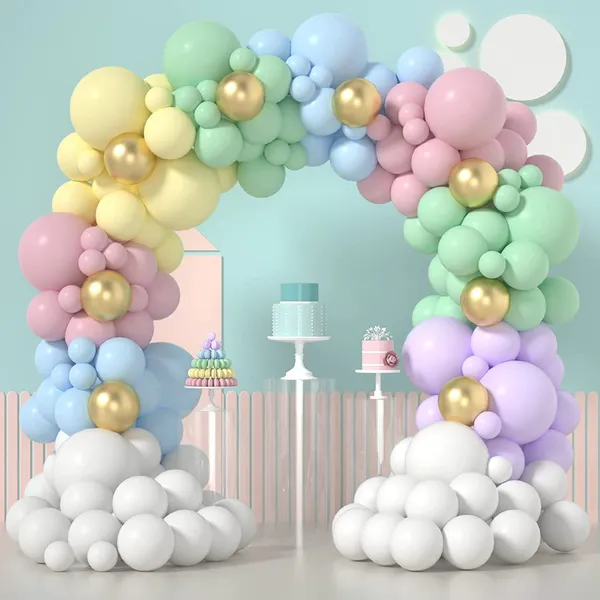 Pastel_Unicorn_Rainbow_Macaroon_Pastel_Balloons_|_For_Baby_Shower_Children'S_Party_Wedding_Birthday_Ice_Cream_Easter_Party_Decorations_(12_Inch_|_18_Inch)