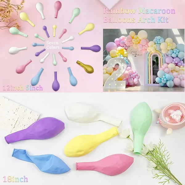 Pastel_Unicorn_Rainbow_Macaroon_Pastel_Balloons_|_For_Baby_Shower_Children'S_Party_Wedding_Birthday_Ice_Cream_Easter_Party_Decorations_(12_Inch_|_18_Inch)