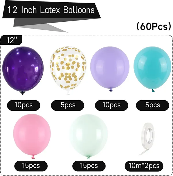 Pastel_Pink_Purple_&_Green_Latex_Balloon_Garland_Arch_|_For_Party_Decorations_Birthday_Decorations_Wedding_Decorations_(50_Pcs)_(12_Inch)