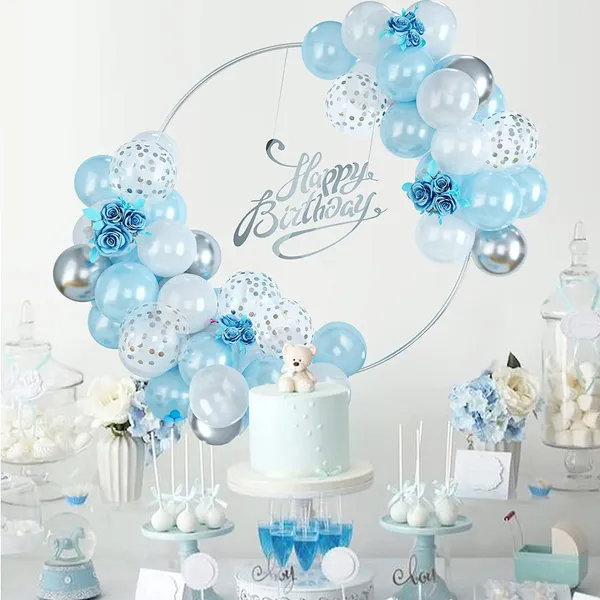Pearl_Blue_White_&_Silver_Latex_Balloon_Garland_Arch_|_For_Party_Decorations_Birthday_Decorations_Wedding_Decorations_(50_Pcs)_(12_Inch)