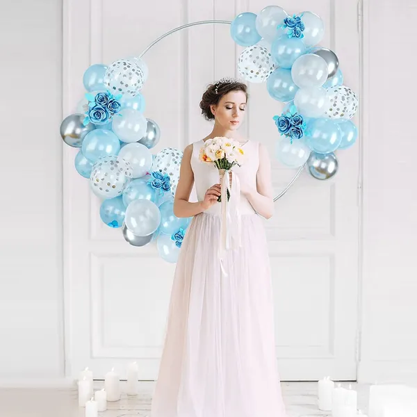 Pearl_Blue_White_&_Silver_Latex_Balloon_Garland_Arch_|_For_Party_Decorations_Birthday_Decorations_Wedding_Decorations_(50_Pcs)_(12_Inch)