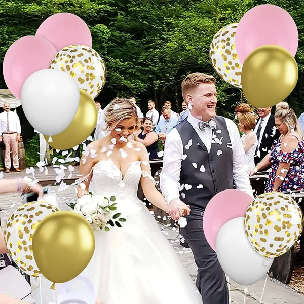 Pink_&_Gold_Metallic_Balloons_With_Heart_Balloon_|_For_Girl_Lady_Birthday_Wedding_Valentine'S_Day_|_Princess_Theme_Party_Decorations