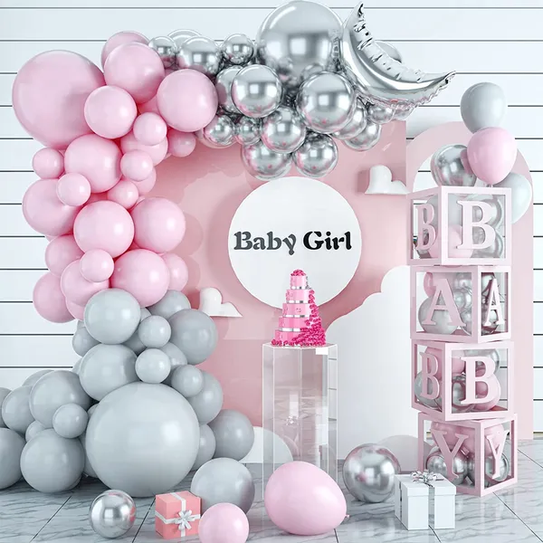 Pink_Grey_&_Silver_Foil_Balloon_|_For_Birthday_Baby_Shower_Decorations_(54_Pcs)_(18_Inch_|_12_Inch)