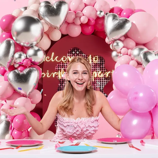Pink_&_Silver_Heart_Balloon_|_For_Girl_Lady_Birthday_Wedding_Valentine'S_Day_Princess_Theme_Party_Decorations_(110_Pcs)