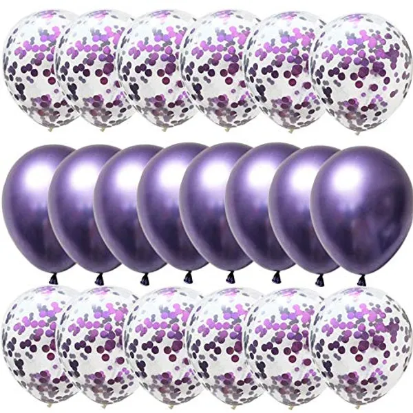 Purple_Pre-Filled_Confetti_Balloons_And_Metallic_Latex_Balloons_|_For_Party_Decoration_(Pack_Of_20)
