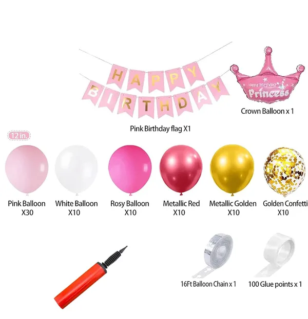 Pink_Confetti_Latex_Balloon_Arch_Kit_|_For_Birthday_Wedding_Party_Decoration