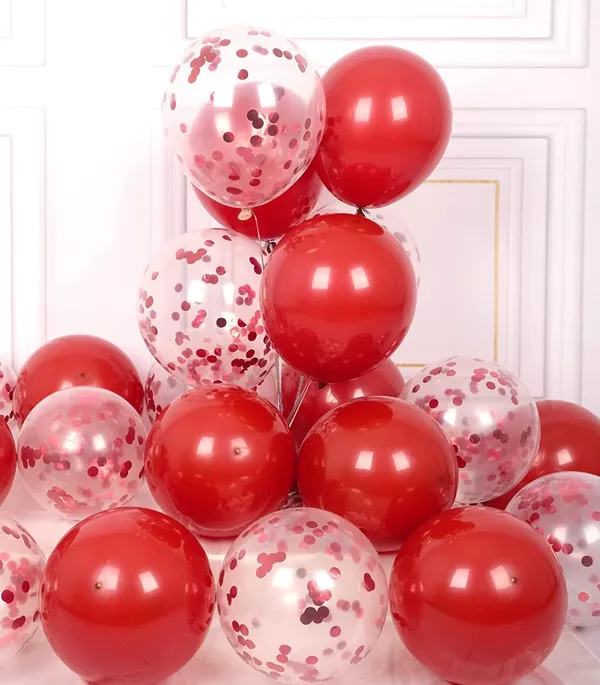 Red_Chrome_Confetti_Latex_Balloons_And_Ribbons_Decorations_Set_(Pack_Of_42)_(64_Ft_Ribbon)_(12_Inch)