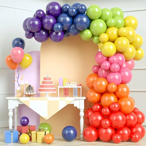 Red_Orange_Yellow_Green_Blue_Purple_&_Pink_Balloons_|_For_Girls_Boys_Baby_Shower_And_Birthday_Decorations_(140_Pcs)